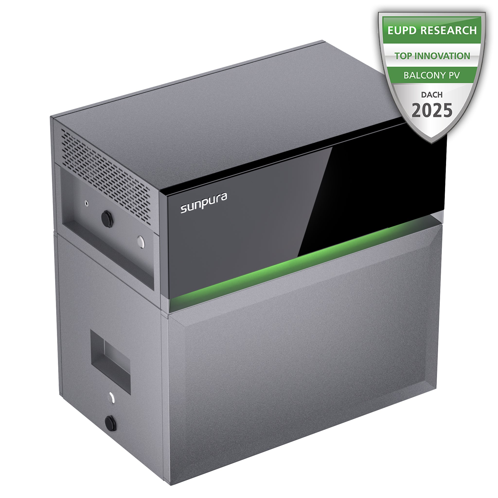 Sunpura S2400 AC Speicher für Balkonkraftwerk zum Nachrüsten 2,4 kWh