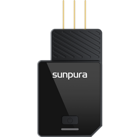 Sunpura Linky Reader am französischen Stromzähler