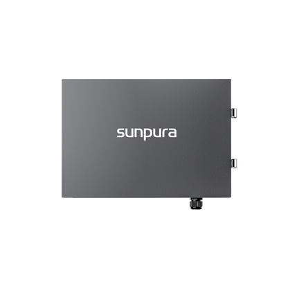 Sunpura GridBox Vorderansicht für S2400 Speicher Erweiterung