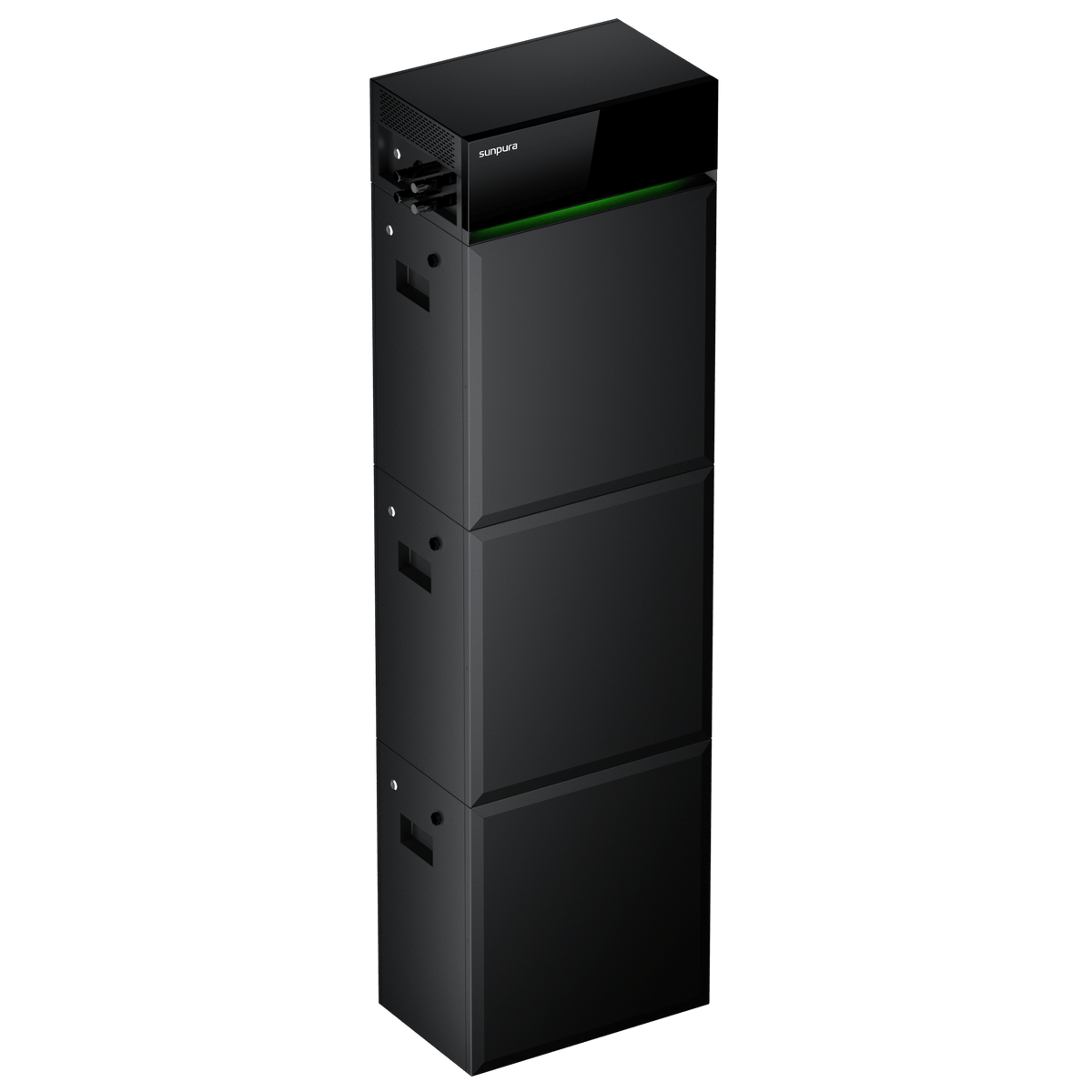 Batterie solaire modulaire Sunpura S4800 14,4 kWh vue latérale