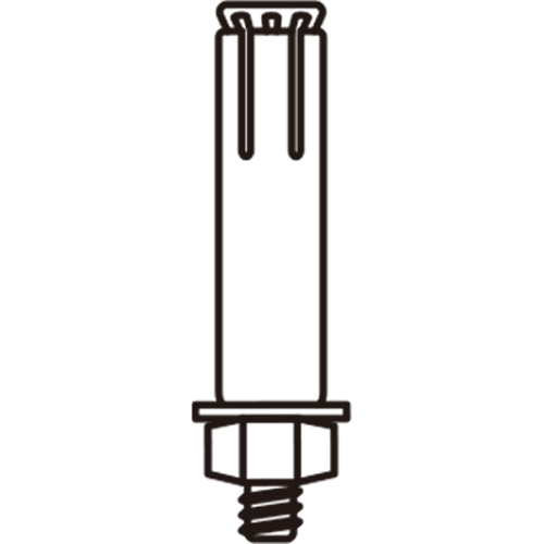 Vis de fixation M8 × 80