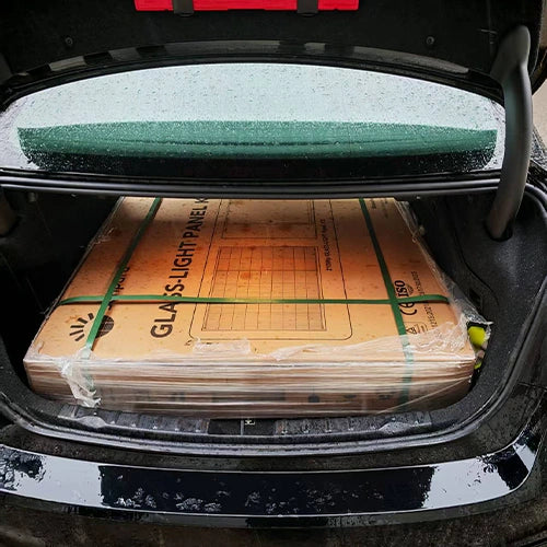 Carton humide, contenu impeccable