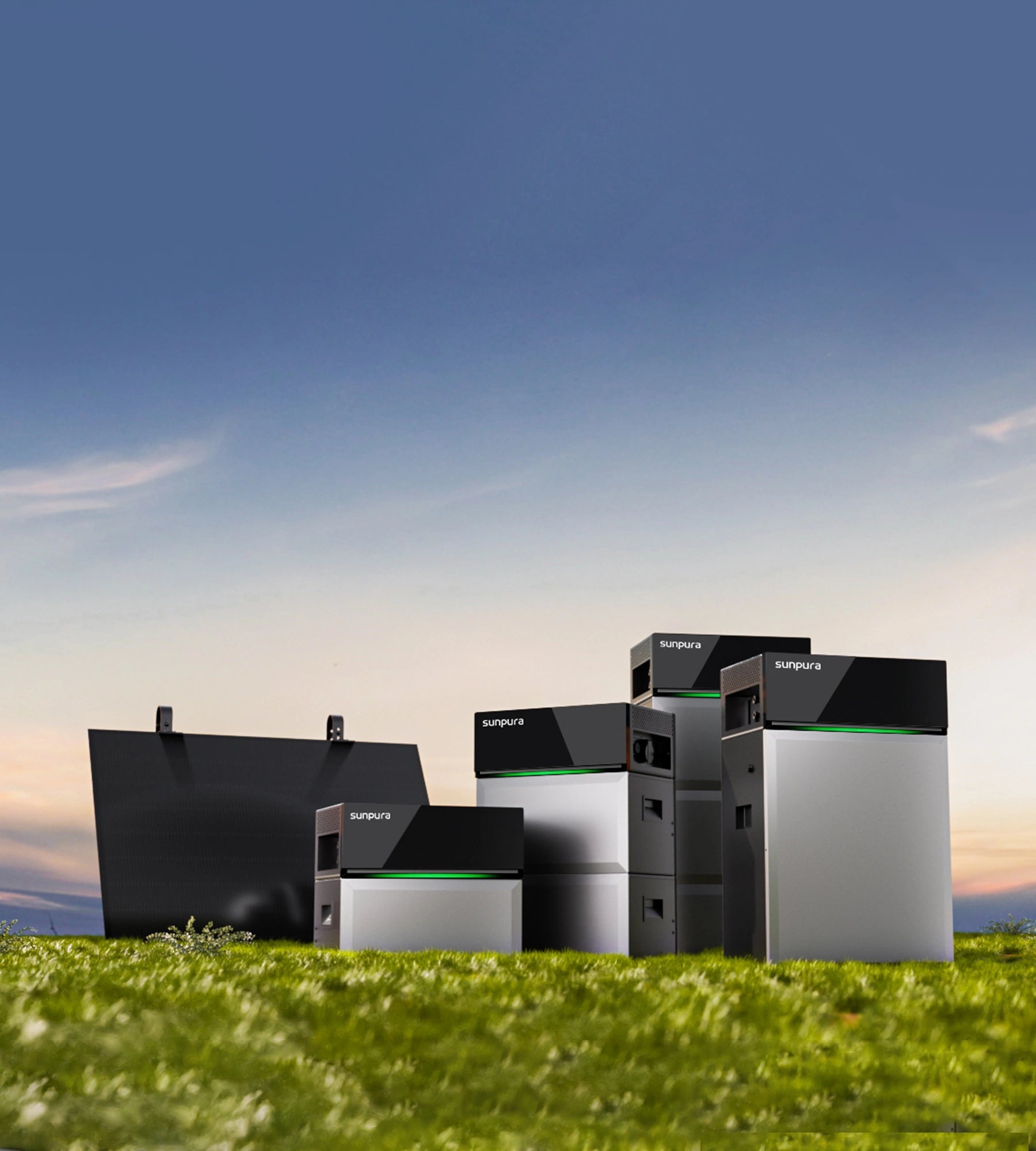 Sunpura S2400 et S2400 AC avec panneaux solaires