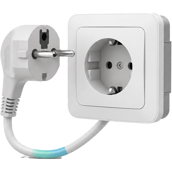 Schuko-Steckdose mit Stecker